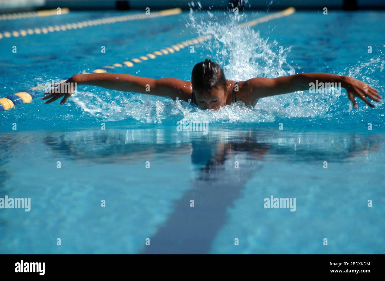 Schwimmen Stockfoto