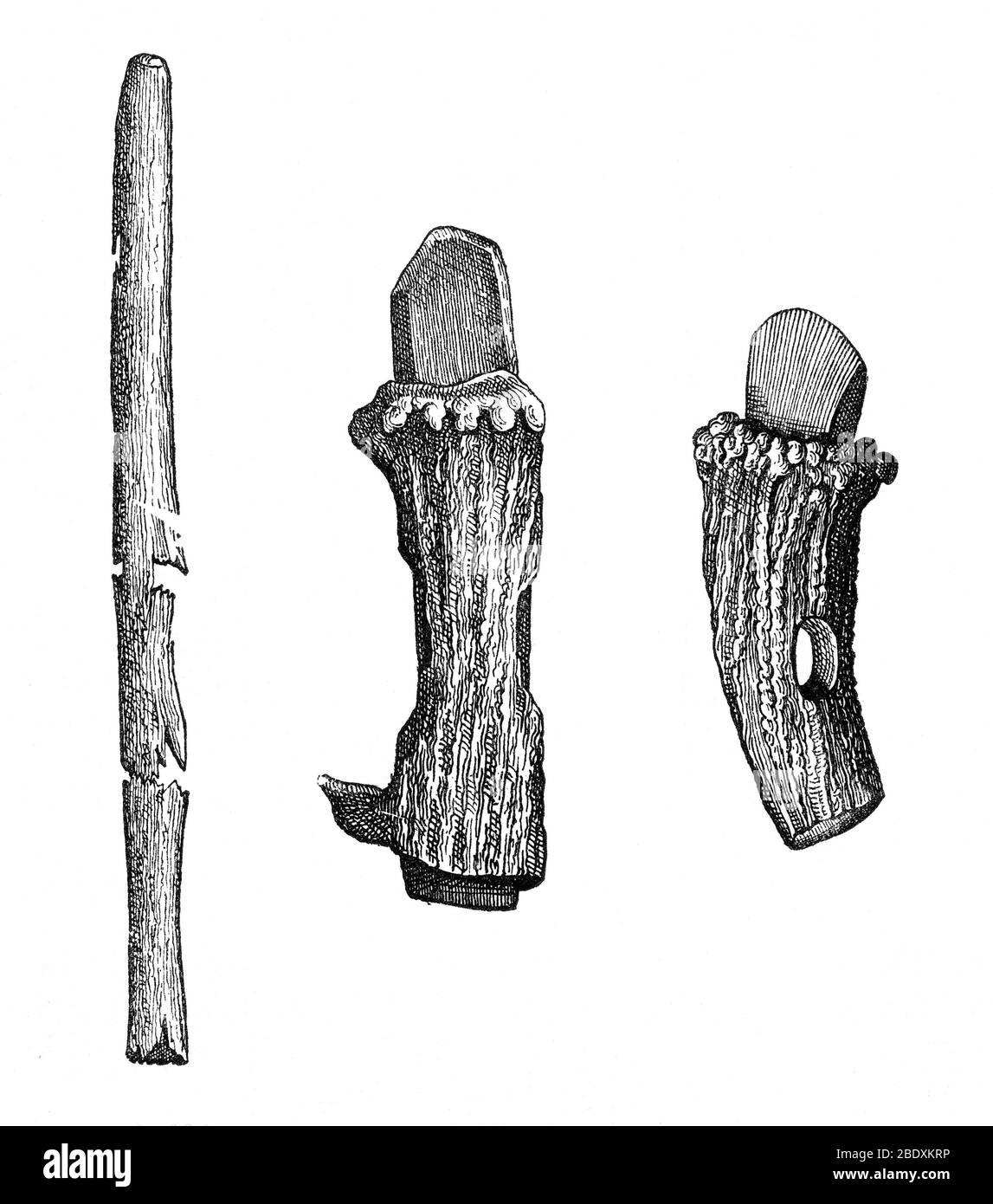 Werkzeuge Aus Der Steinzeit Stockfoto