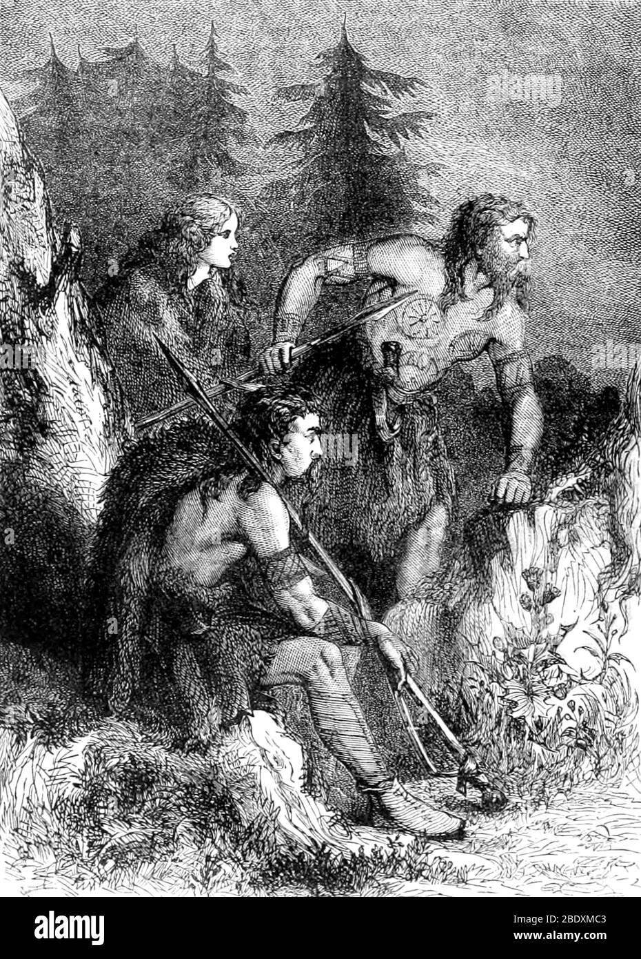 Picts, Keltische Briten Stockfoto