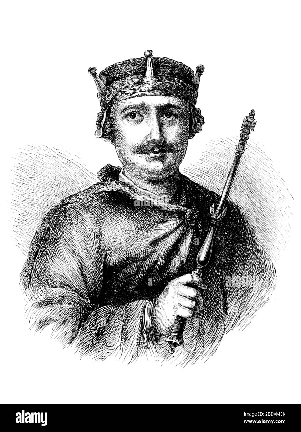 Wilhelm II., König von England Stockfoto