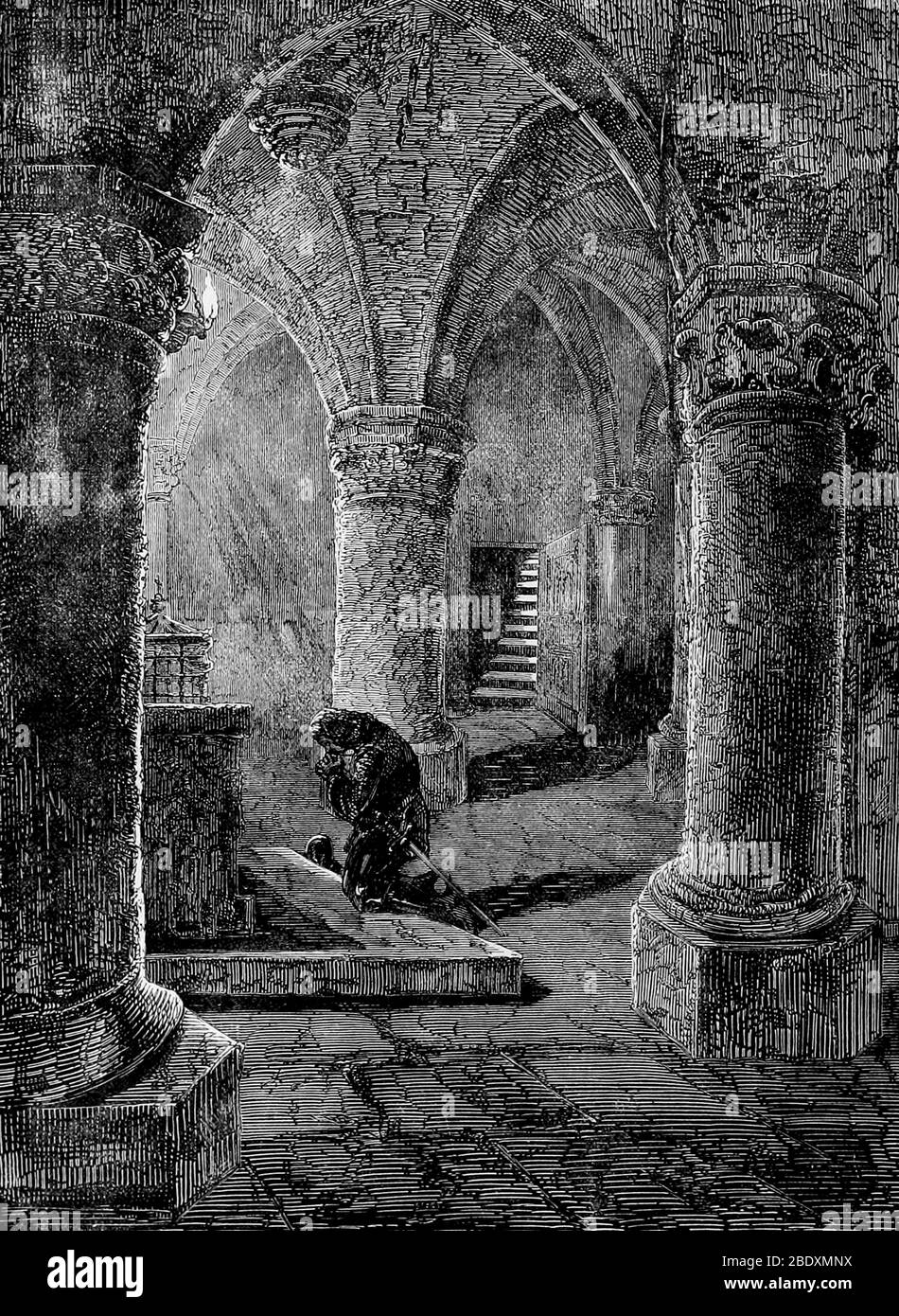 Richard Löwenherz, Schrein von Januarius, 1190 Stockfoto