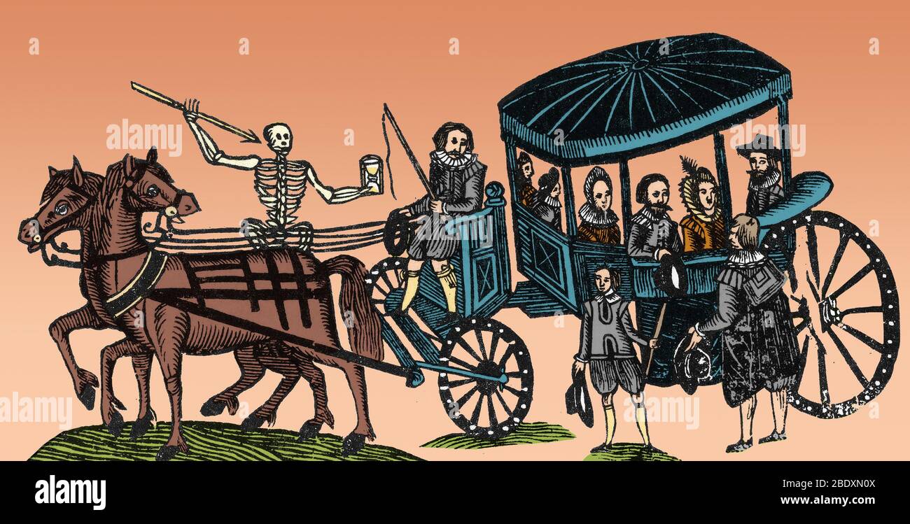 Große Pest von London 1665 Stockfoto