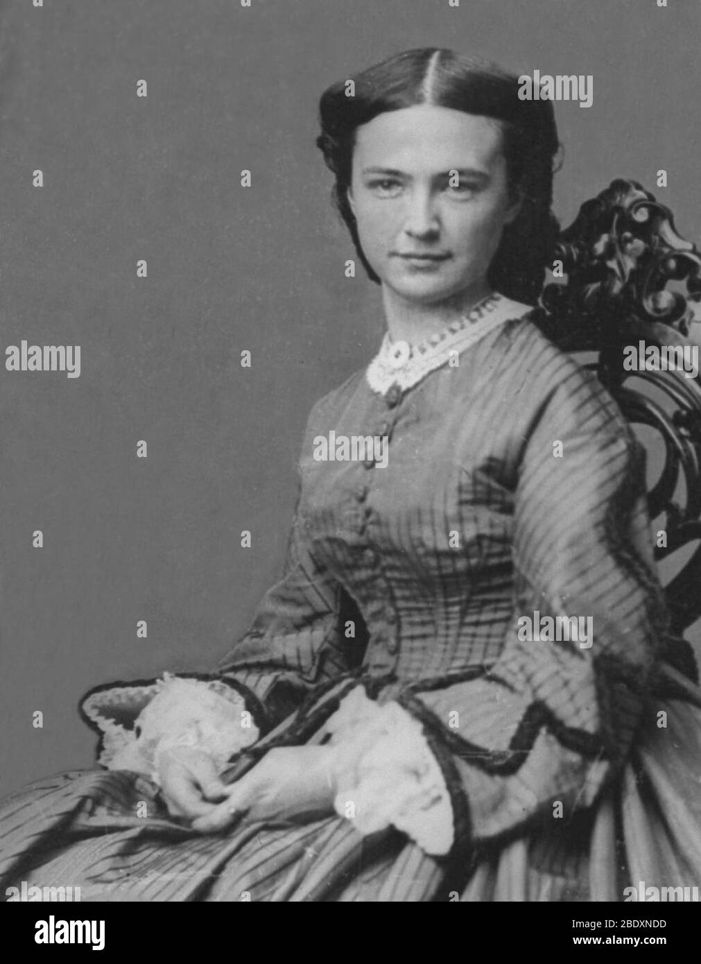 Elizabeth Custer, Autorin und Ehefrau von General Custer Stockfoto
