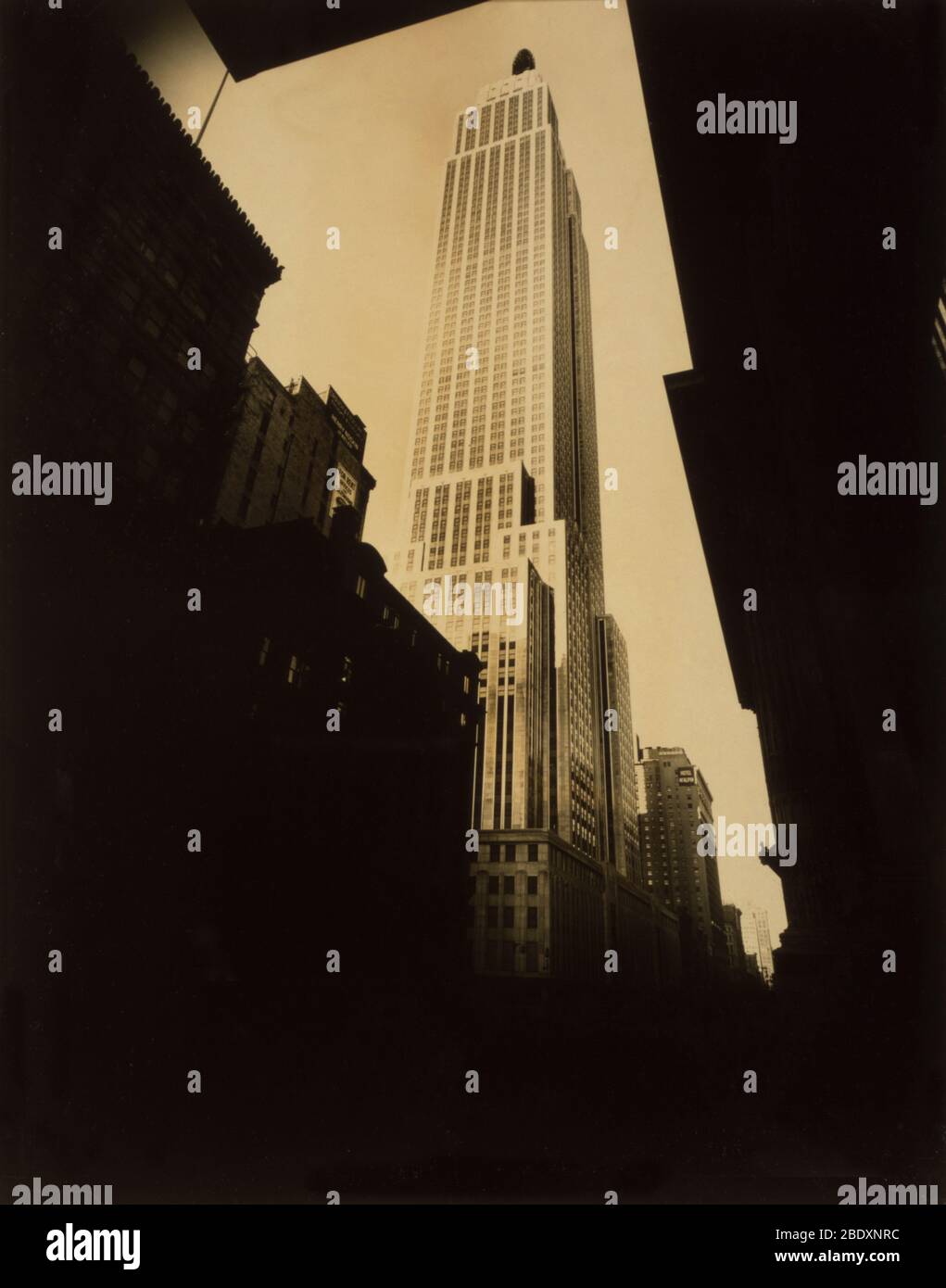 NYC, Empire State Building, 1931 Stockfoto