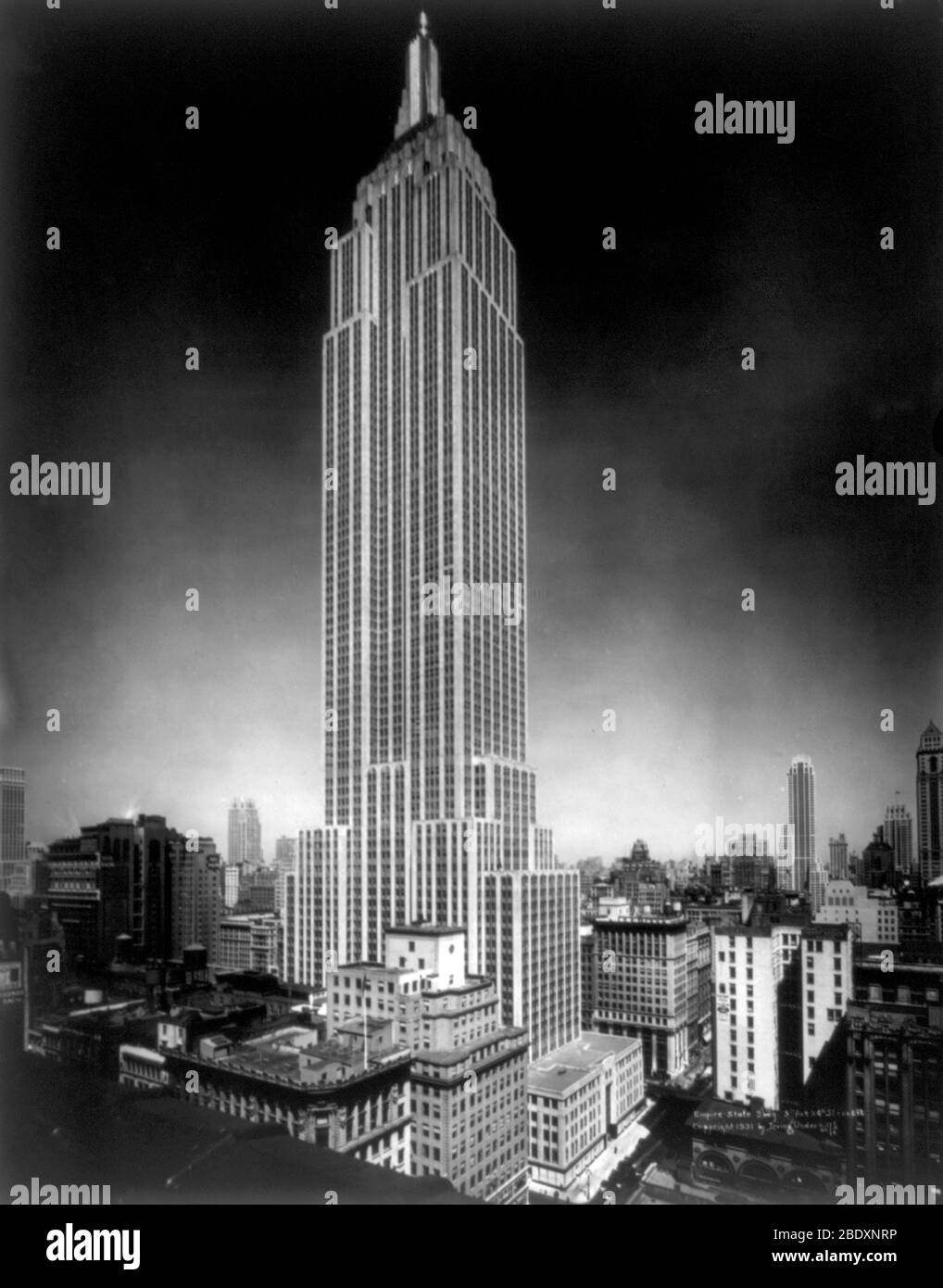 NYC, Empire State Building, 1931 Stockfoto