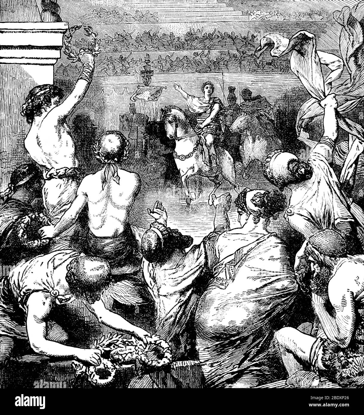 Titus Quinctius Flamininus Befreiung der Griechen, 197 v. Chr. Stockfoto