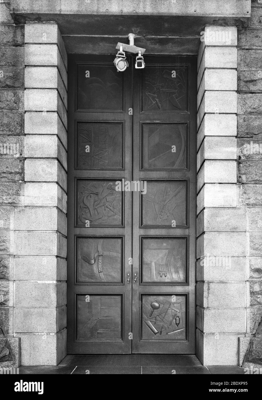 Freiheitsstatue, Türen, 2009 Stockfoto
