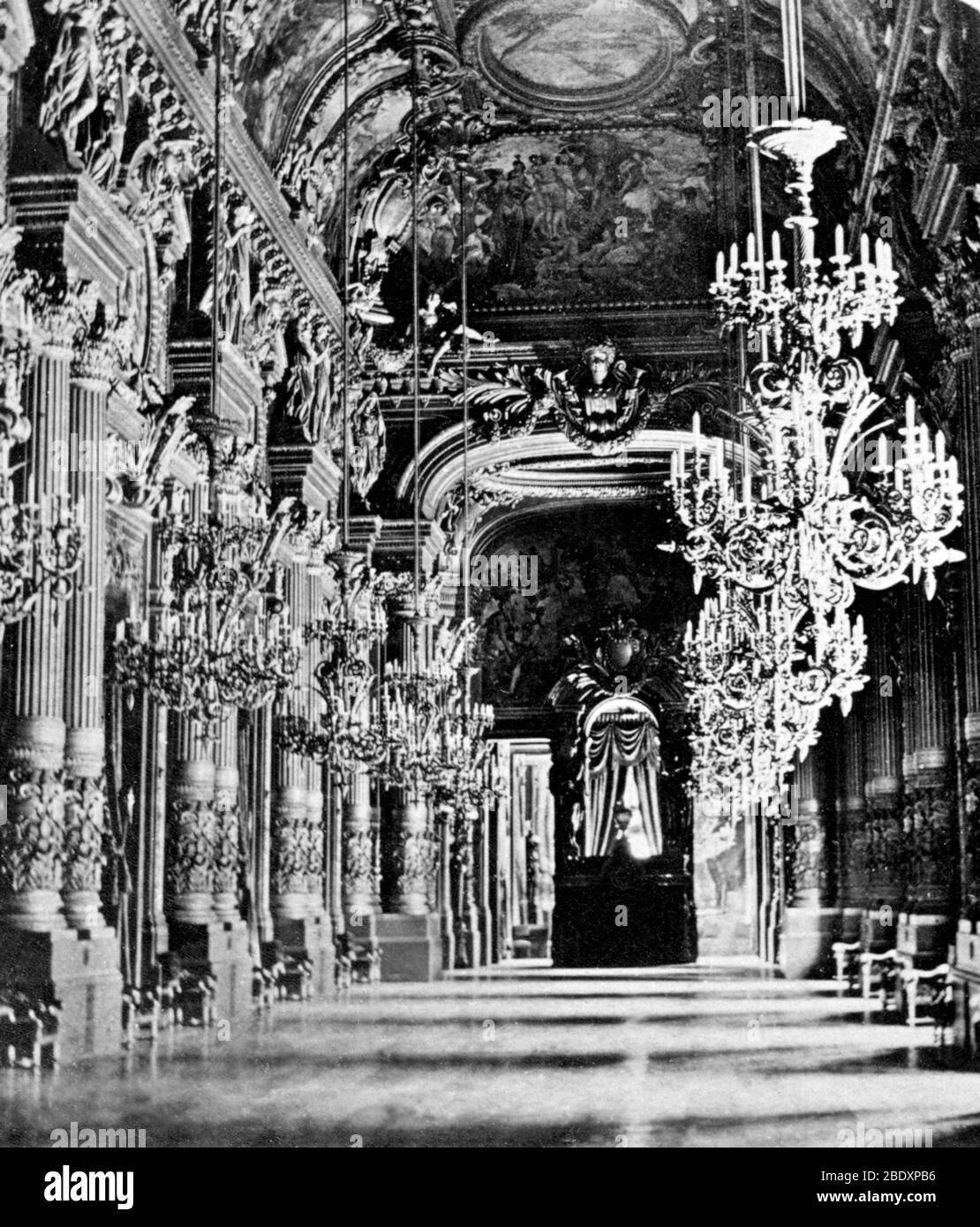 Pariser Opernhaus, Palais Garnier, Grand Foyer Stockfoto