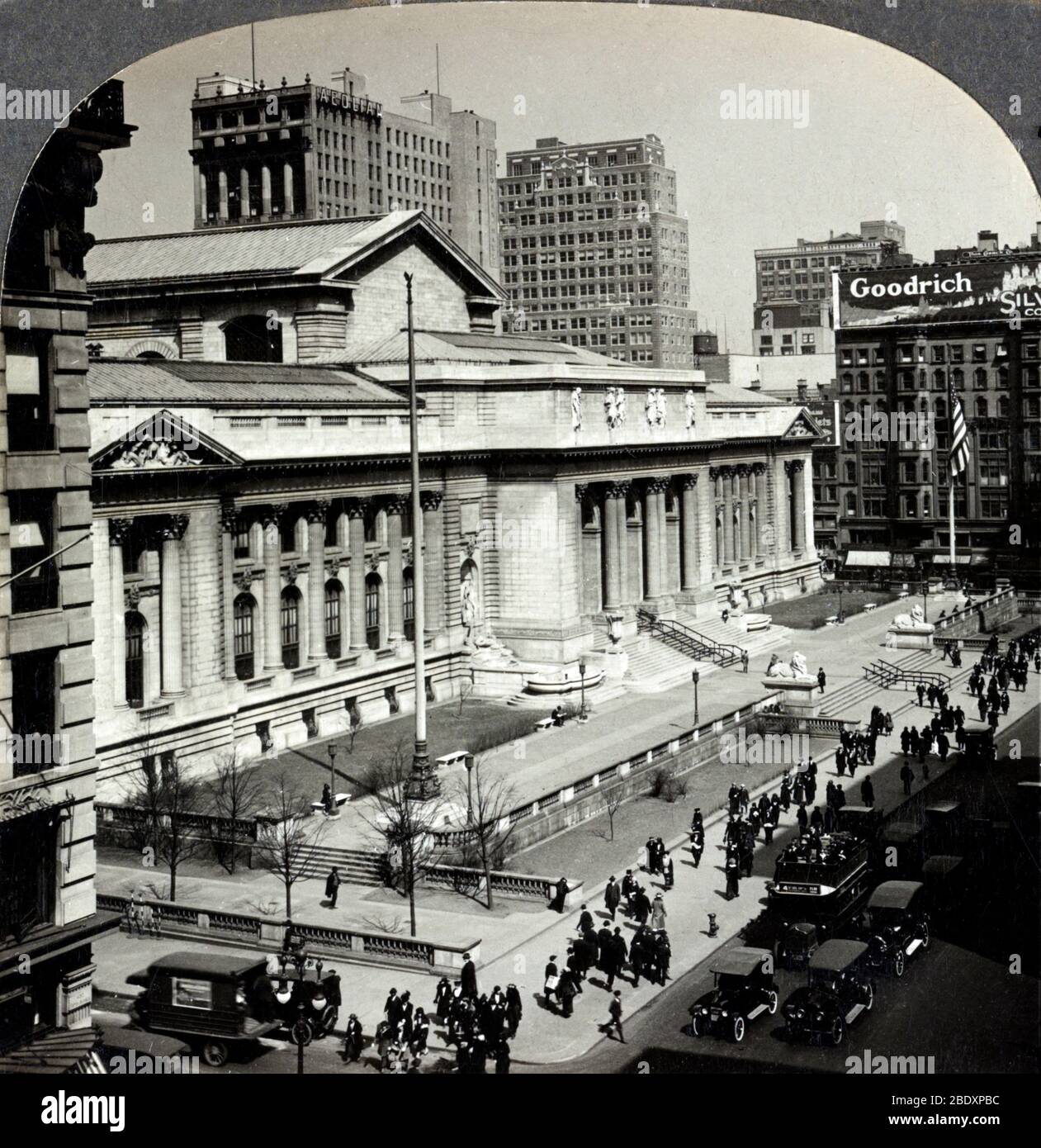 NYPL, Hauptniederlassung, 1920 Stockfoto