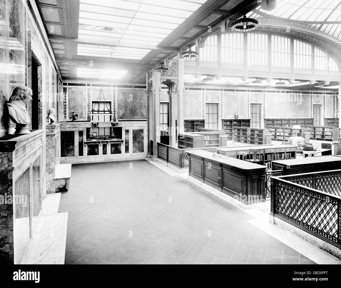 NYPL, Hauptniederlassung, zirkulierende Bibliothek, 1910er Jahre Stockfoto