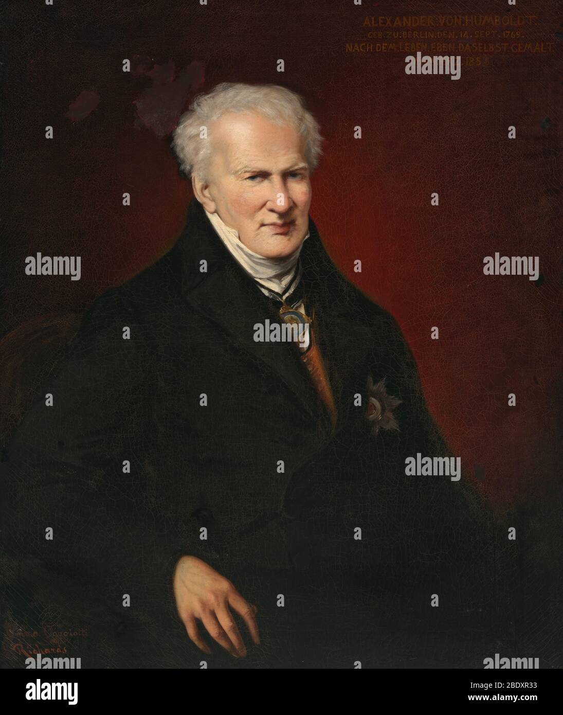 Preußische Naturforscher Alexander von Humboldt Stockfoto