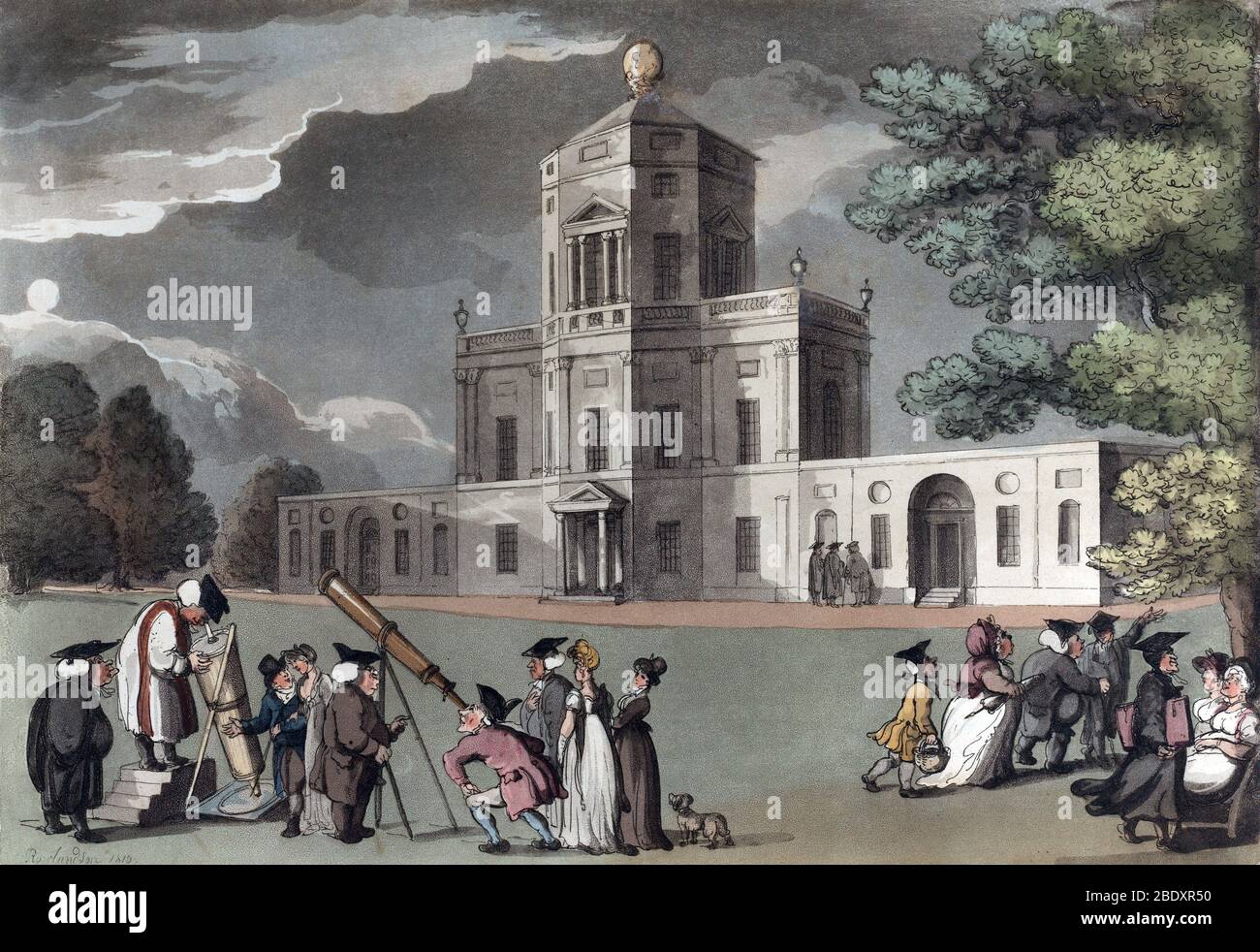 Radcliffe Observatory, 1810 Stockfoto