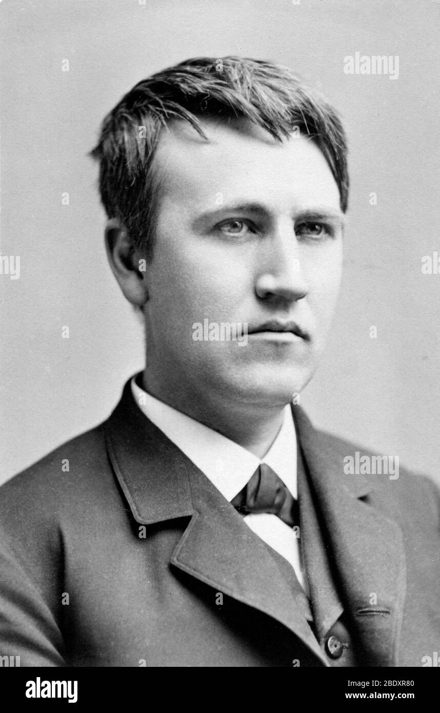 Thomas Edison, US-amerikanischer Erfinder Stockfoto
