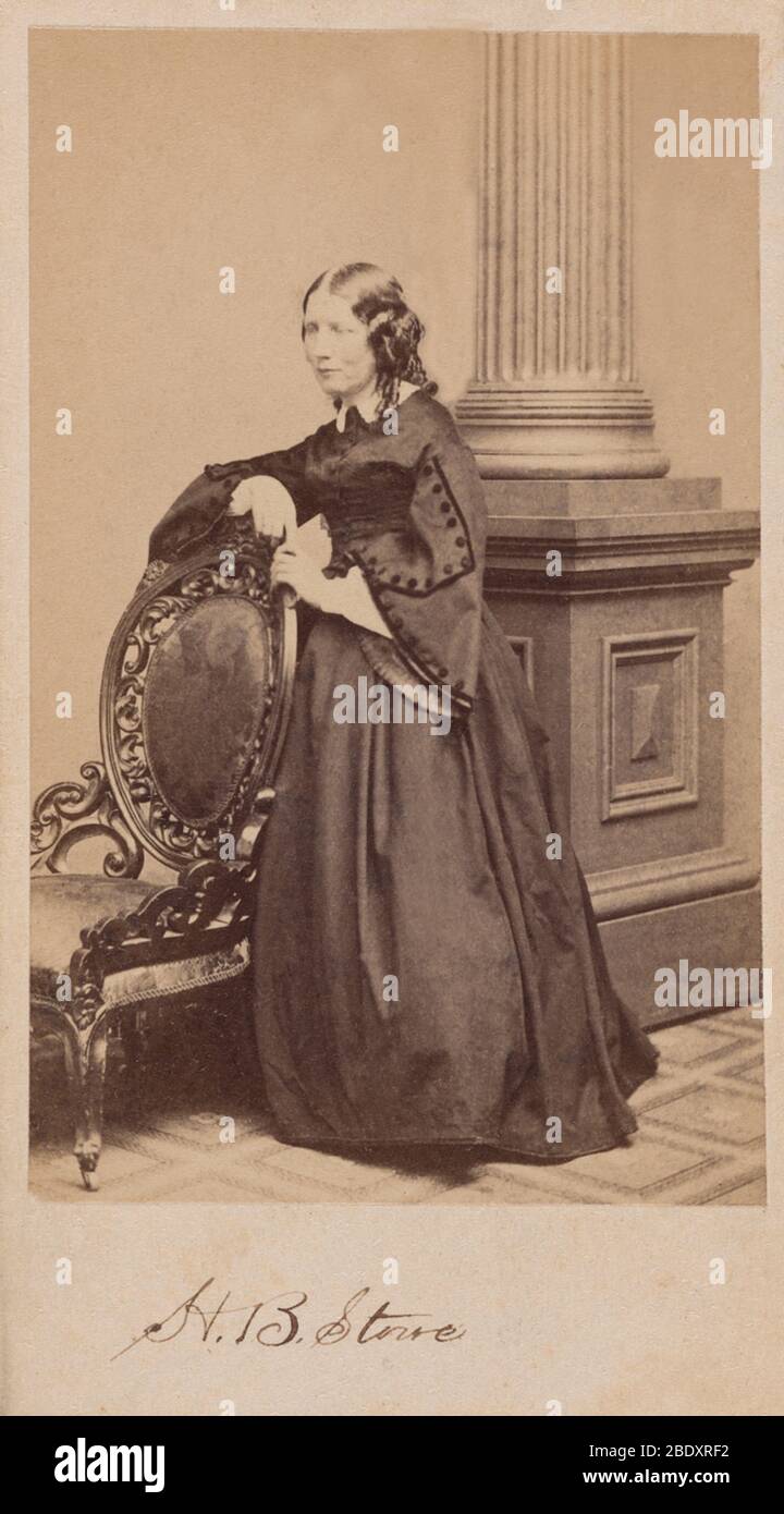 Harriet Beecher Stowe, US-amerikanischer Autor Stockfoto