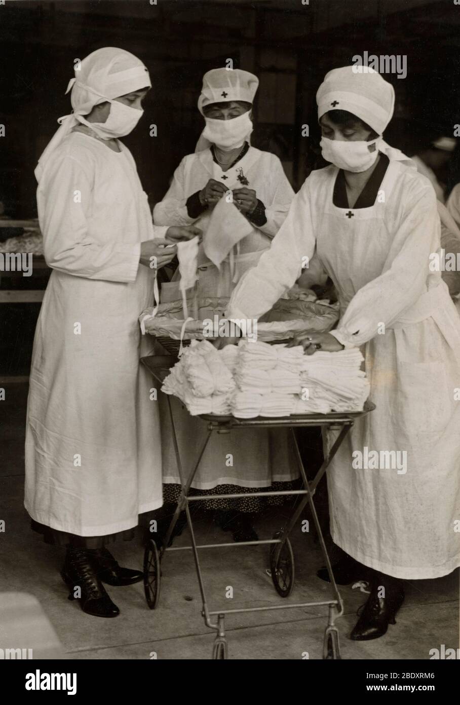 Spanische Grippe-Pandemie, 1918 Stockfoto