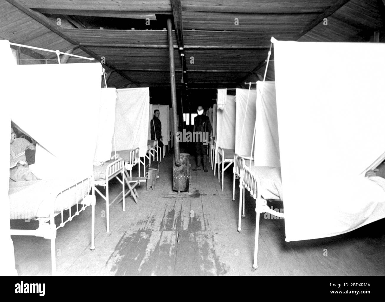WWI, Spanische Grippe-Pandemie, 1918 Stockfoto