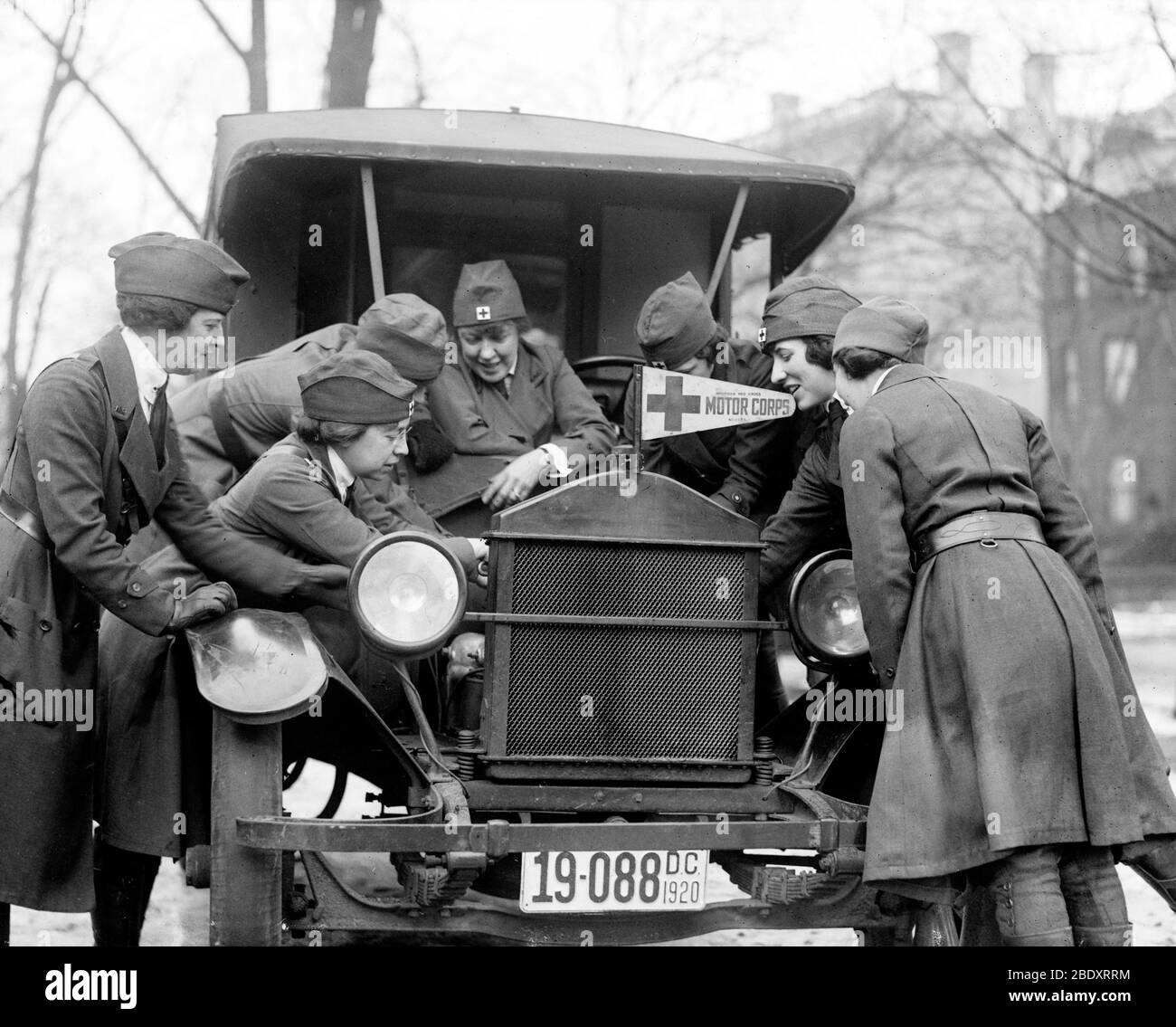 Spanische Grippe-Pandemie, 1918 Stockfoto