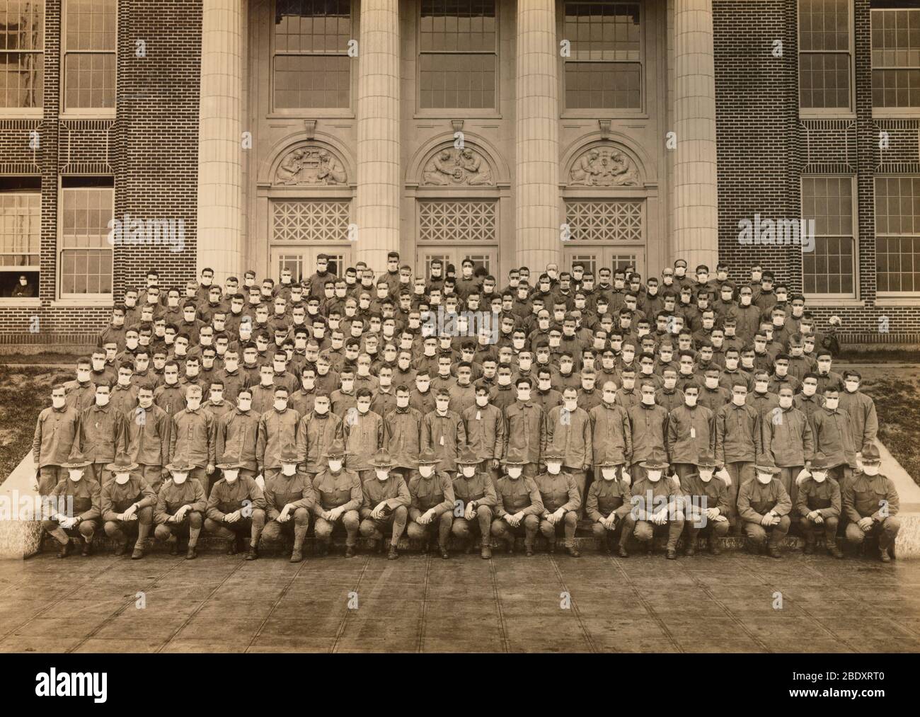 WWI, Spanische Grippe-Pandemie, 1918 Stockfoto