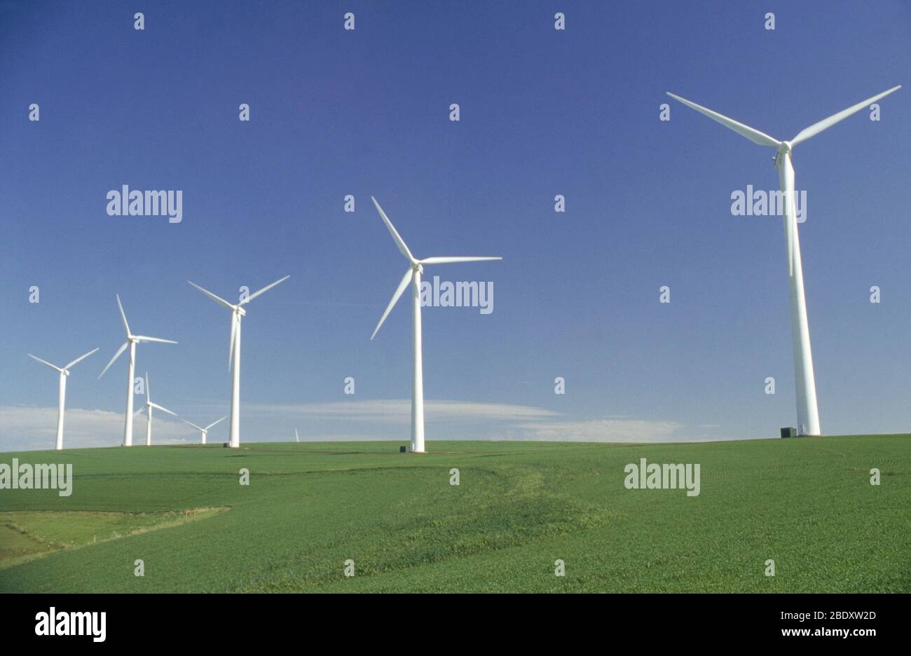 Windgeneratoren Stockfoto