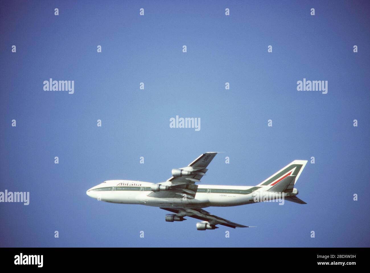 Alitalia Airlines 747 Stockfoto
