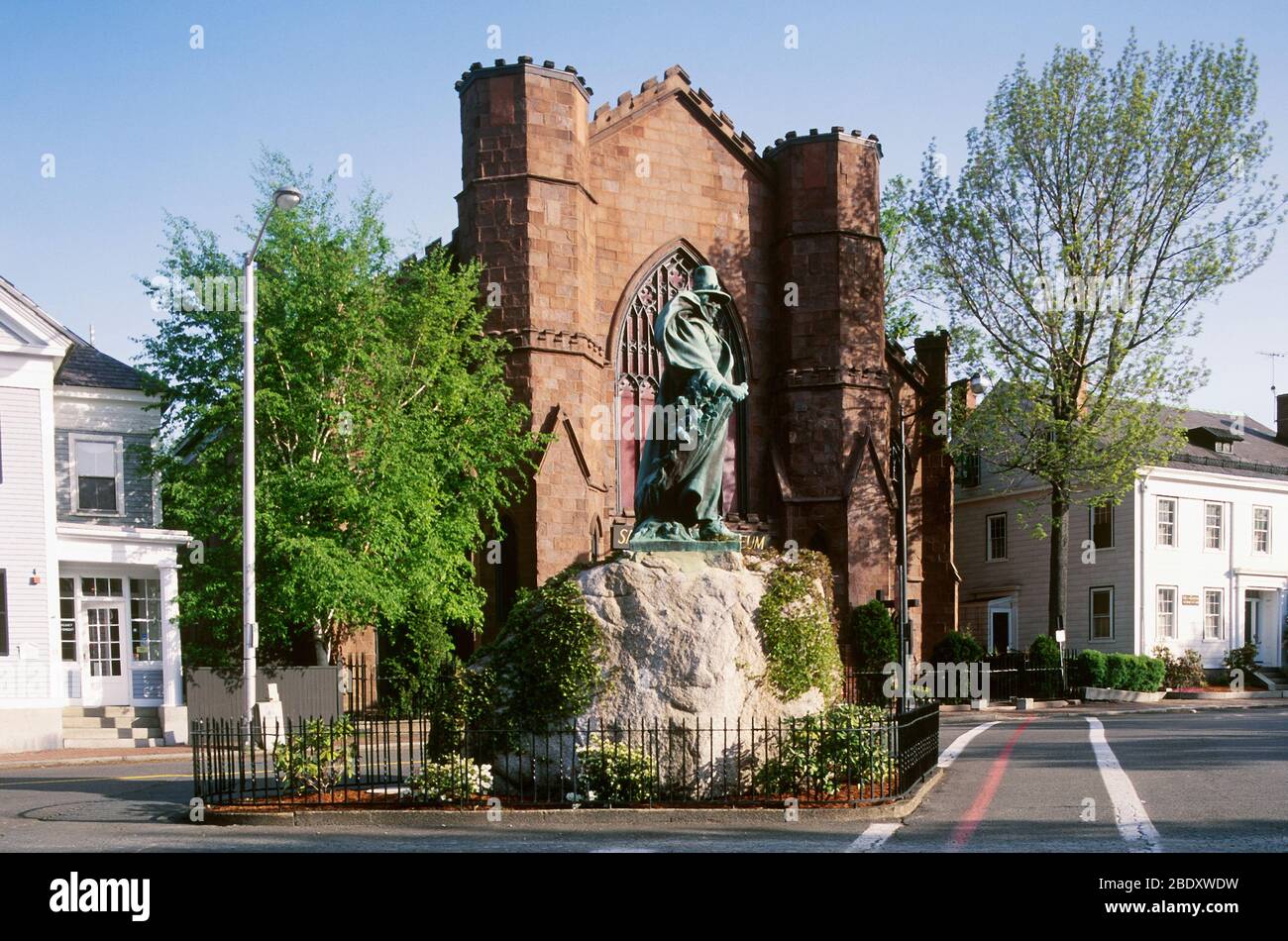 Roger Conant Statue Stockfoto