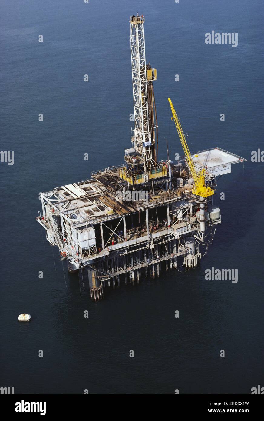 Offshore drilling rig Stockfoto