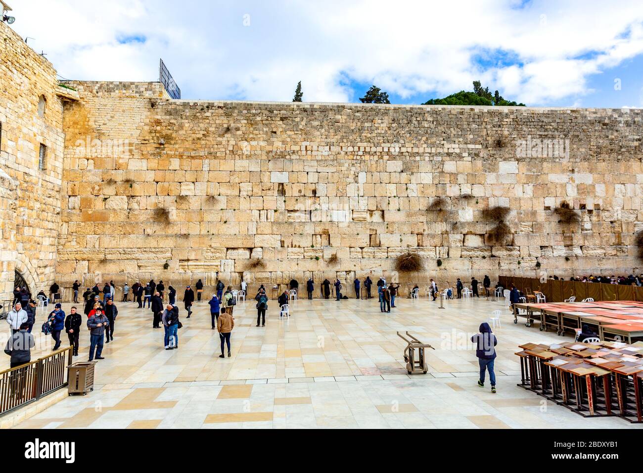 Western Wall in Jerusalem, Israel. Stockfoto