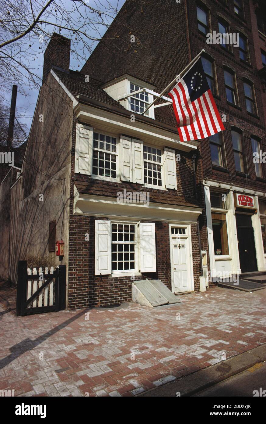 Betsy Ross House Stockfoto