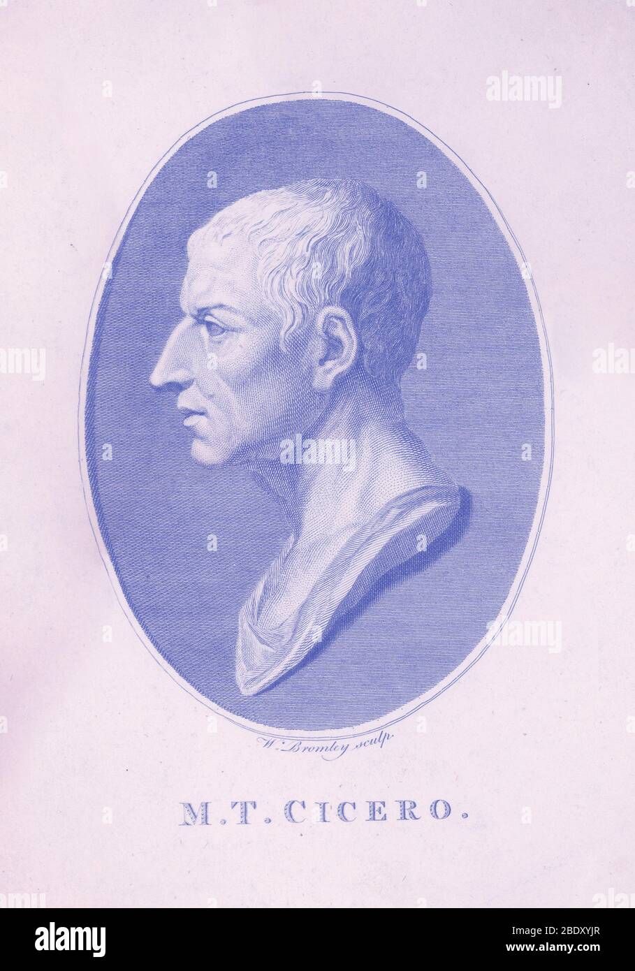 Cicero, römischer Philosoph Stockfoto