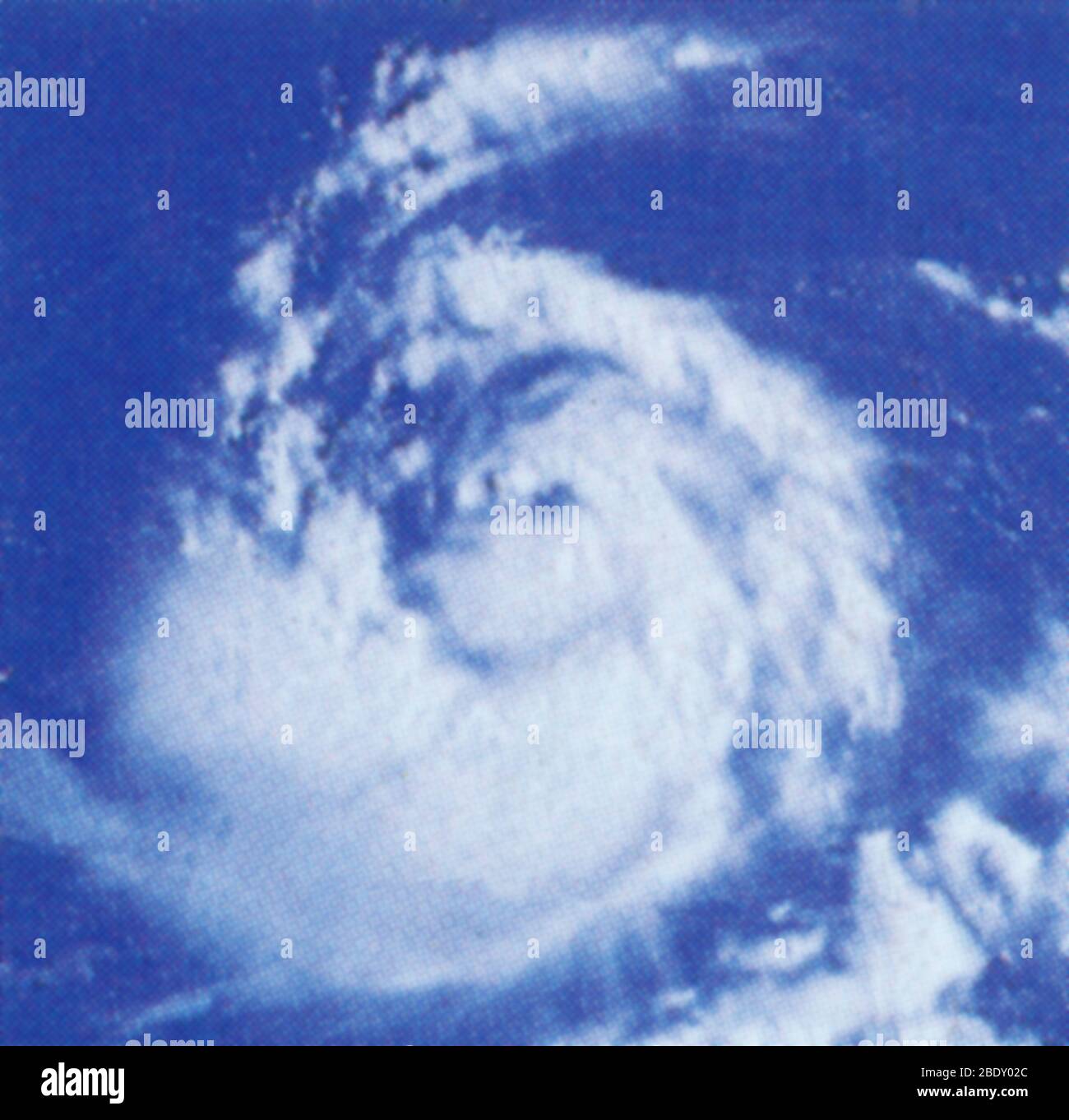 Hurrikan-Sequenz, 2 von 3 Stockfoto