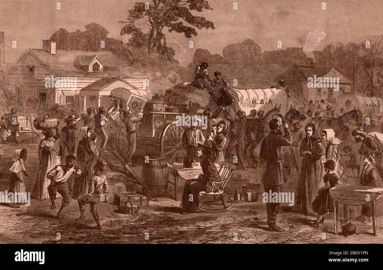 Exodus der Eidgenossen von Atlanta Stockfoto