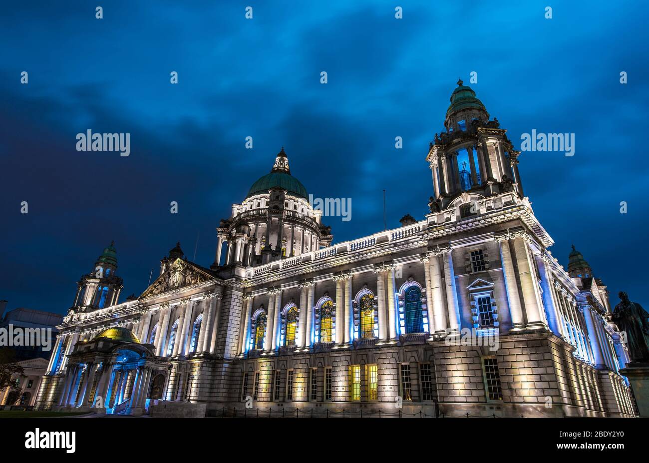 Belfast City Hall, Nordirland, Großbritannien Stockfoto
