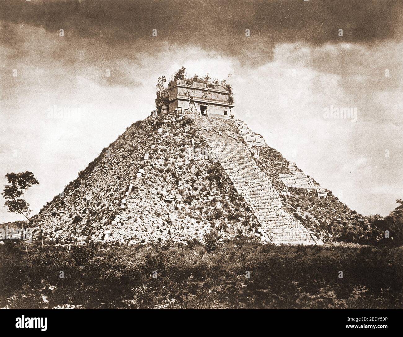 Castillo-Tempel, Chichen Itza, Mexiko Stockfoto