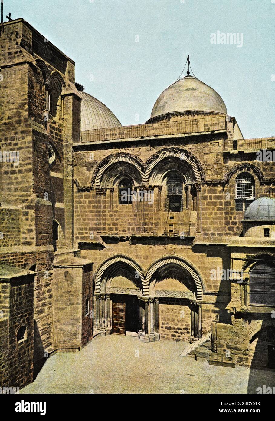 Grabeskirche, Jerusalem, 1890er Jahre Stockfoto