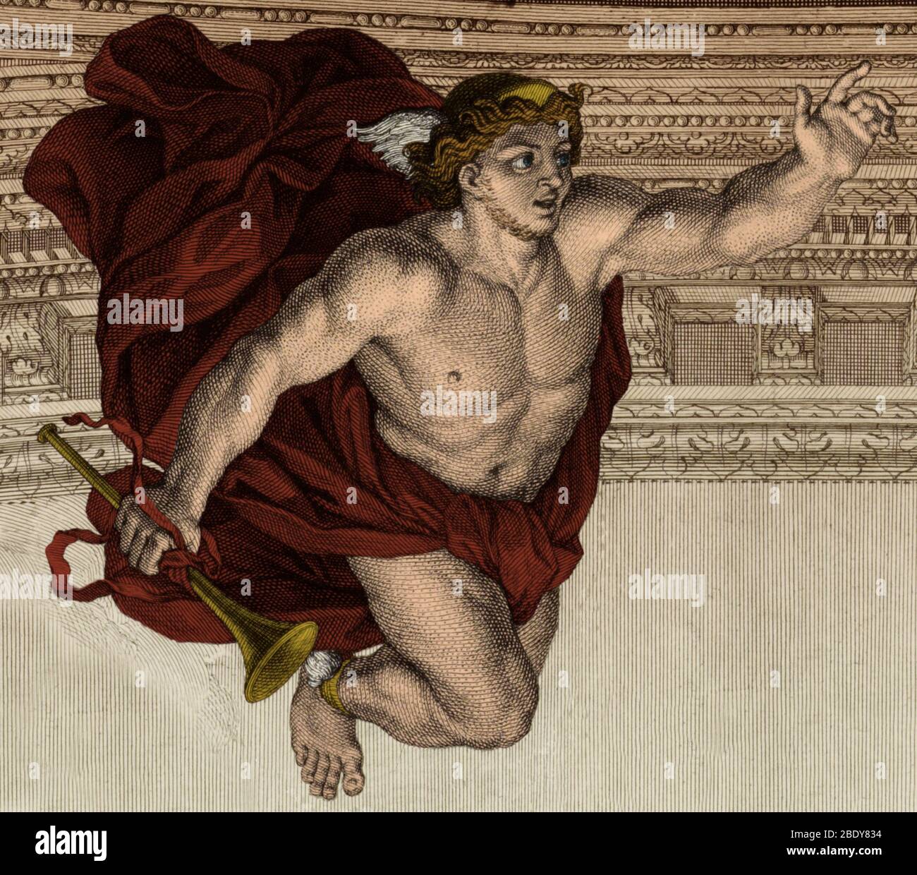 Hermes, Altgriechischer Gott Stockfoto