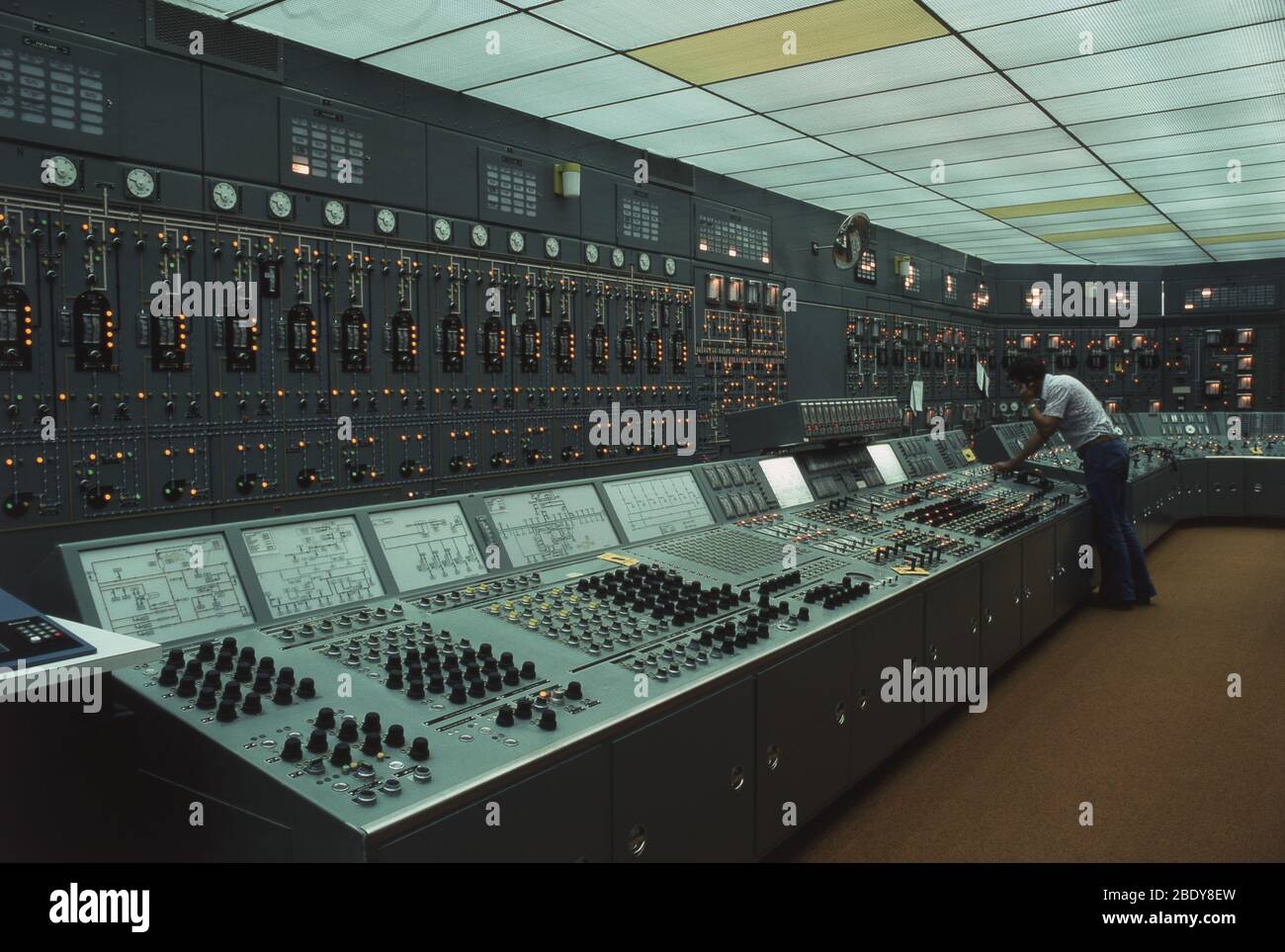 Atomreaktor, Hanford Atomic Reservation Stockfoto