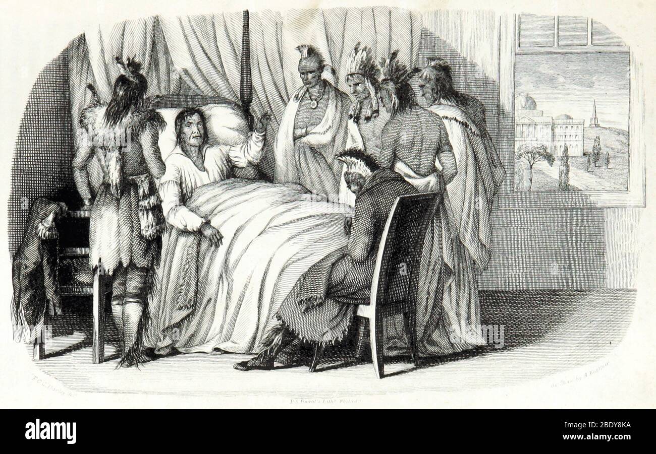 Pushmataha, Choctaw Indianerhef Stockfoto