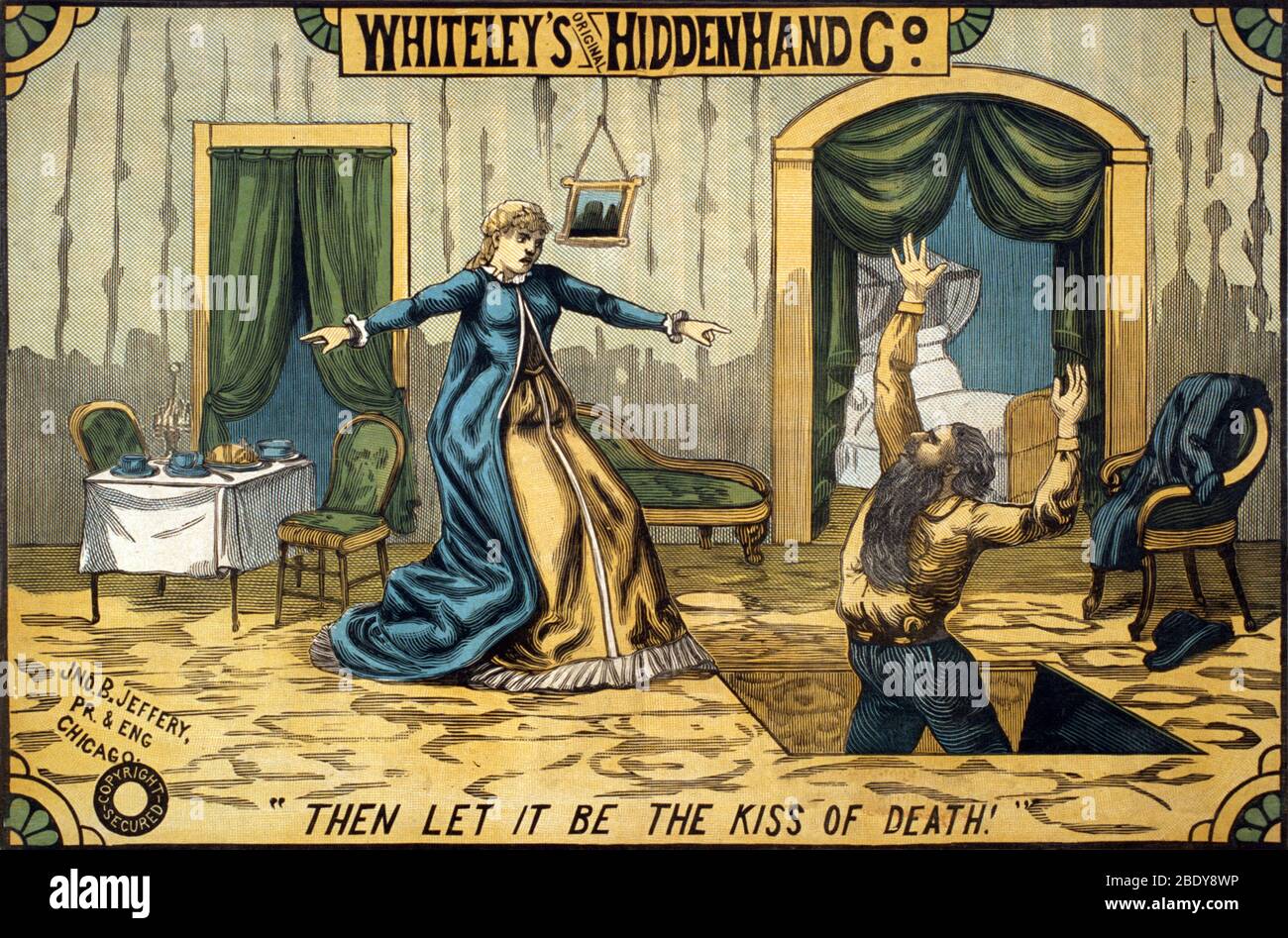 'Dann sei es der Kuss des Todes!', 1884 Stockfoto