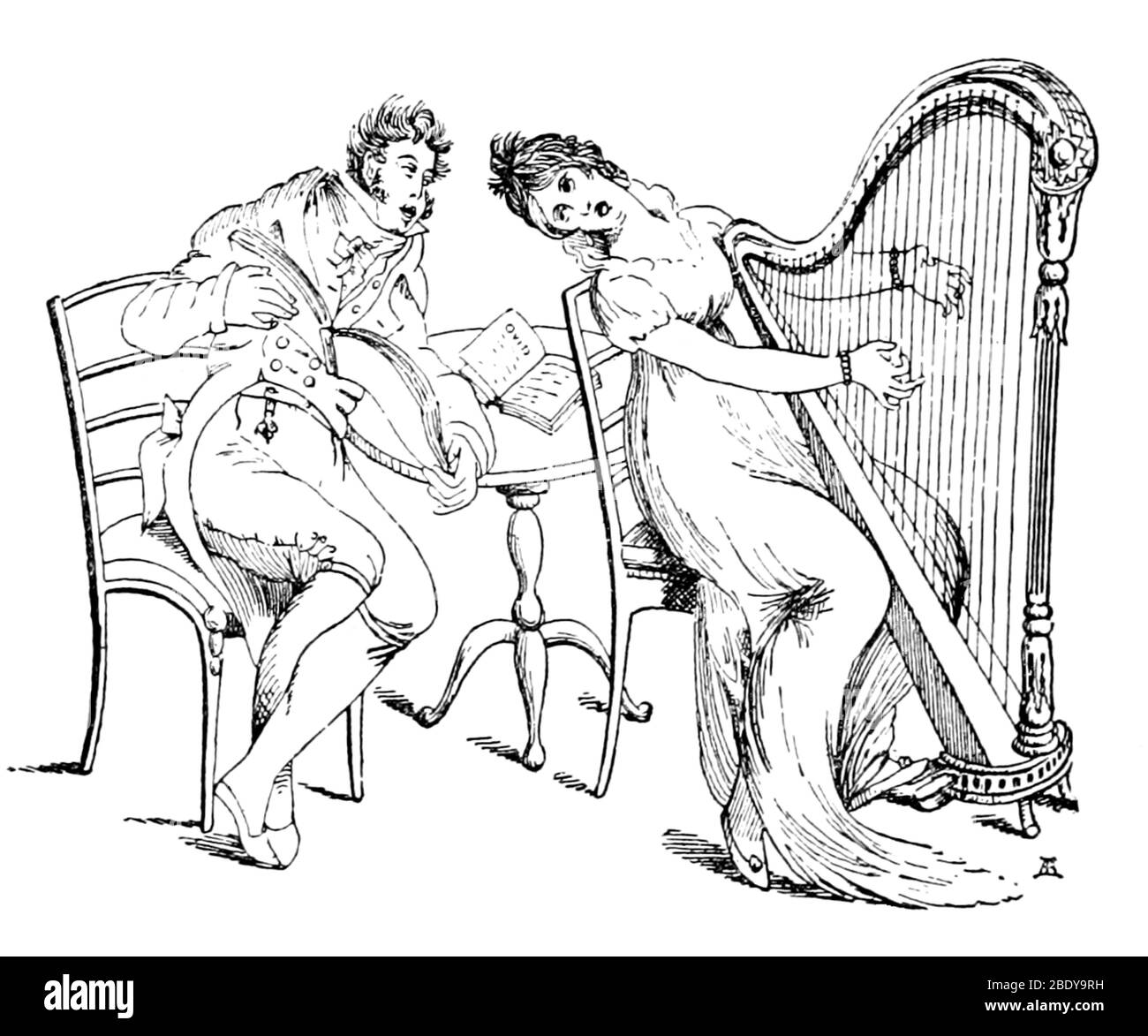 Harmonie Vor Der Ehe, 1886 Stockfoto