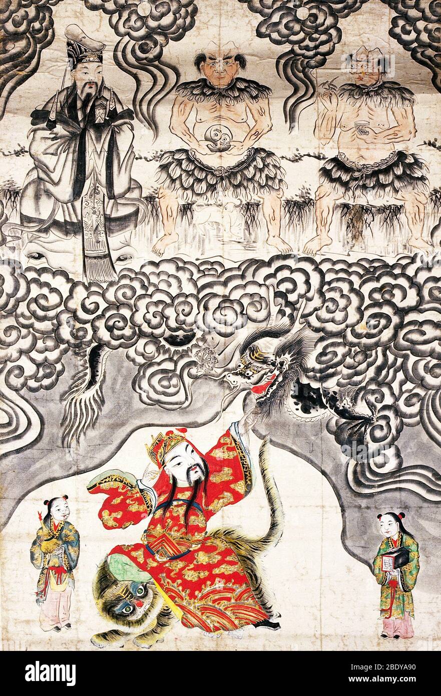 Chinesische Gottheiten der Medizin Stockfoto