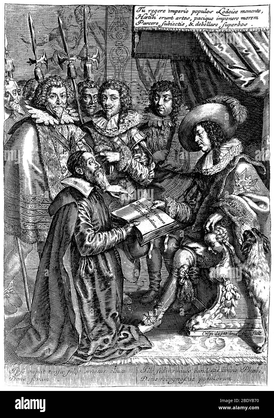 Jean Riolan der Jüngere und Louis XIII, 1626 Stockfoto