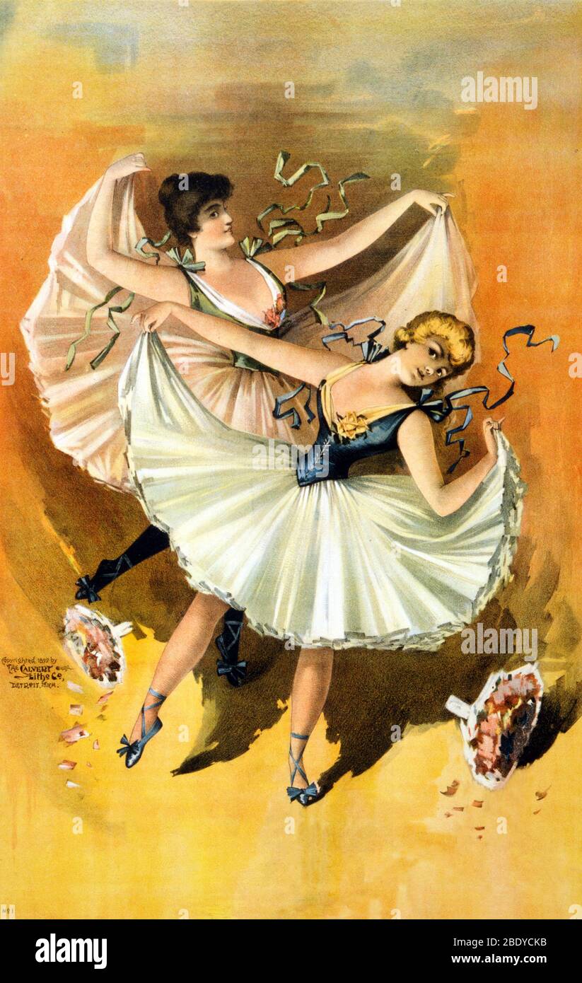 Ballerinas, 1890 Stockfoto