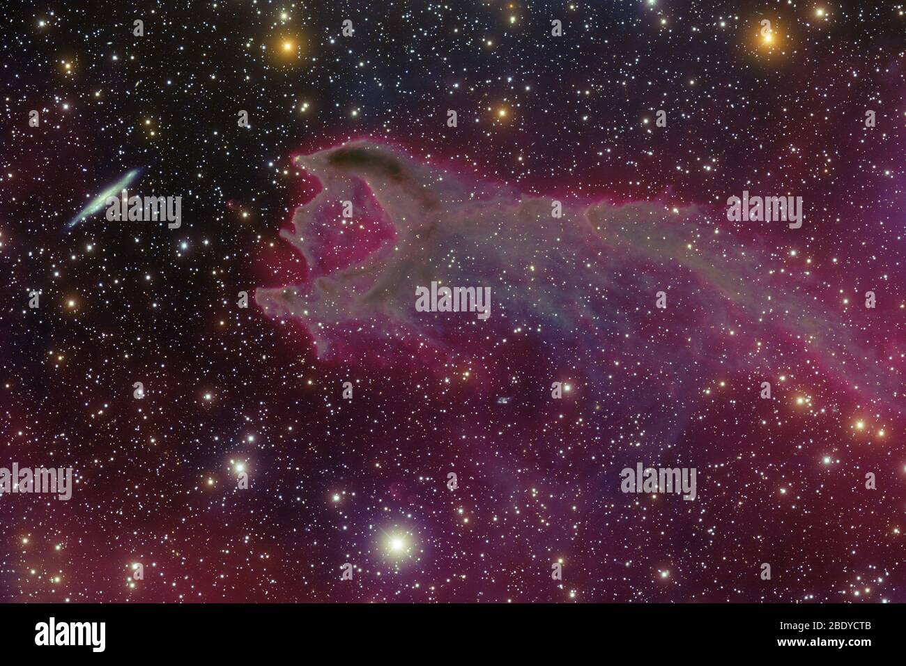 Kometenglobule CG4, Gottes Hand Stockfoto