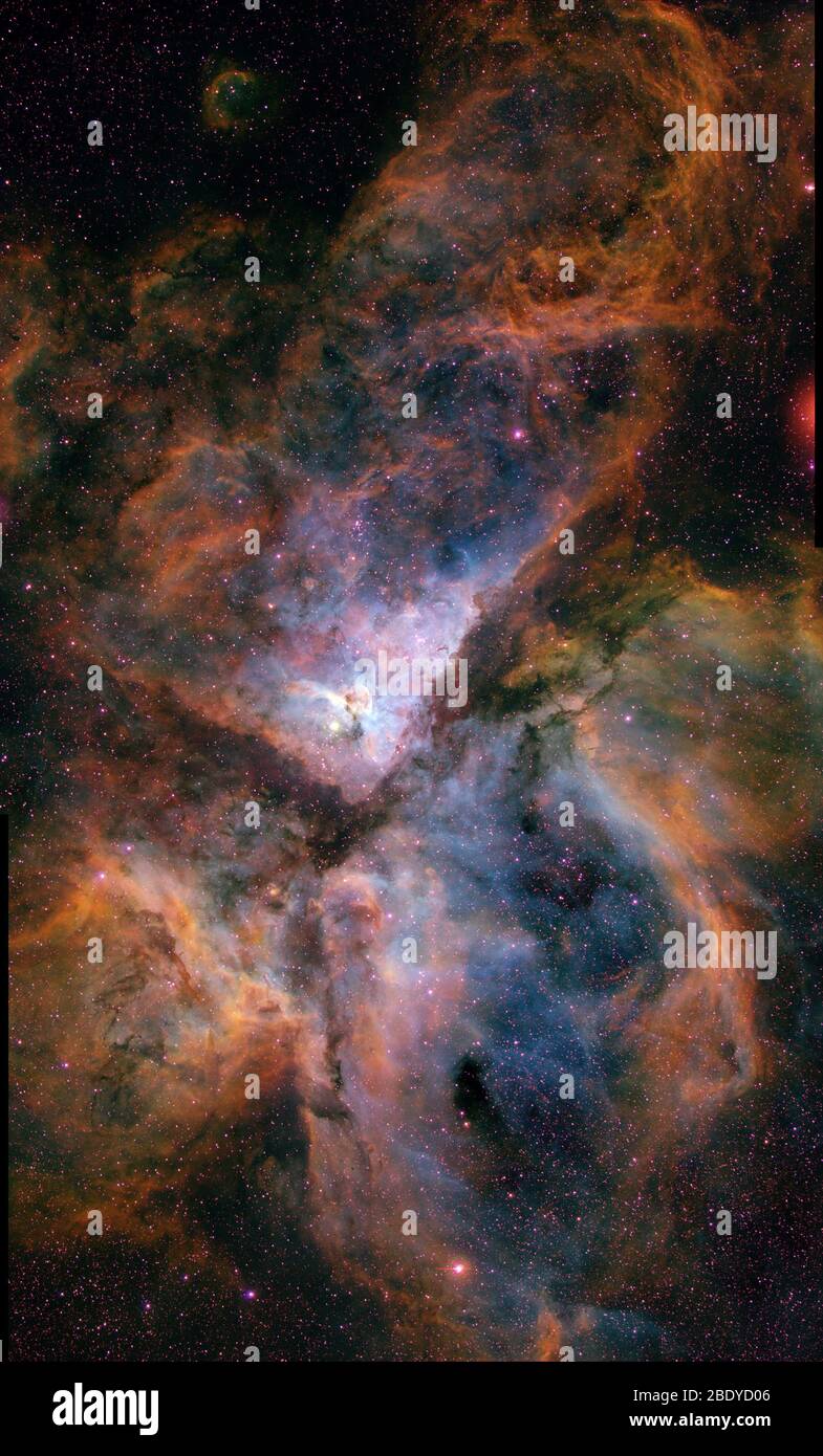 Carinanebel, NGC 3372, Caldwell 92 Stockfoto