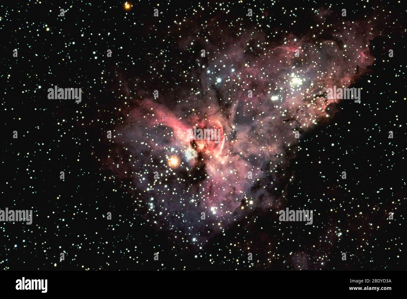Carinanebel, NGC 3372, Caldwell 92 Stockfoto