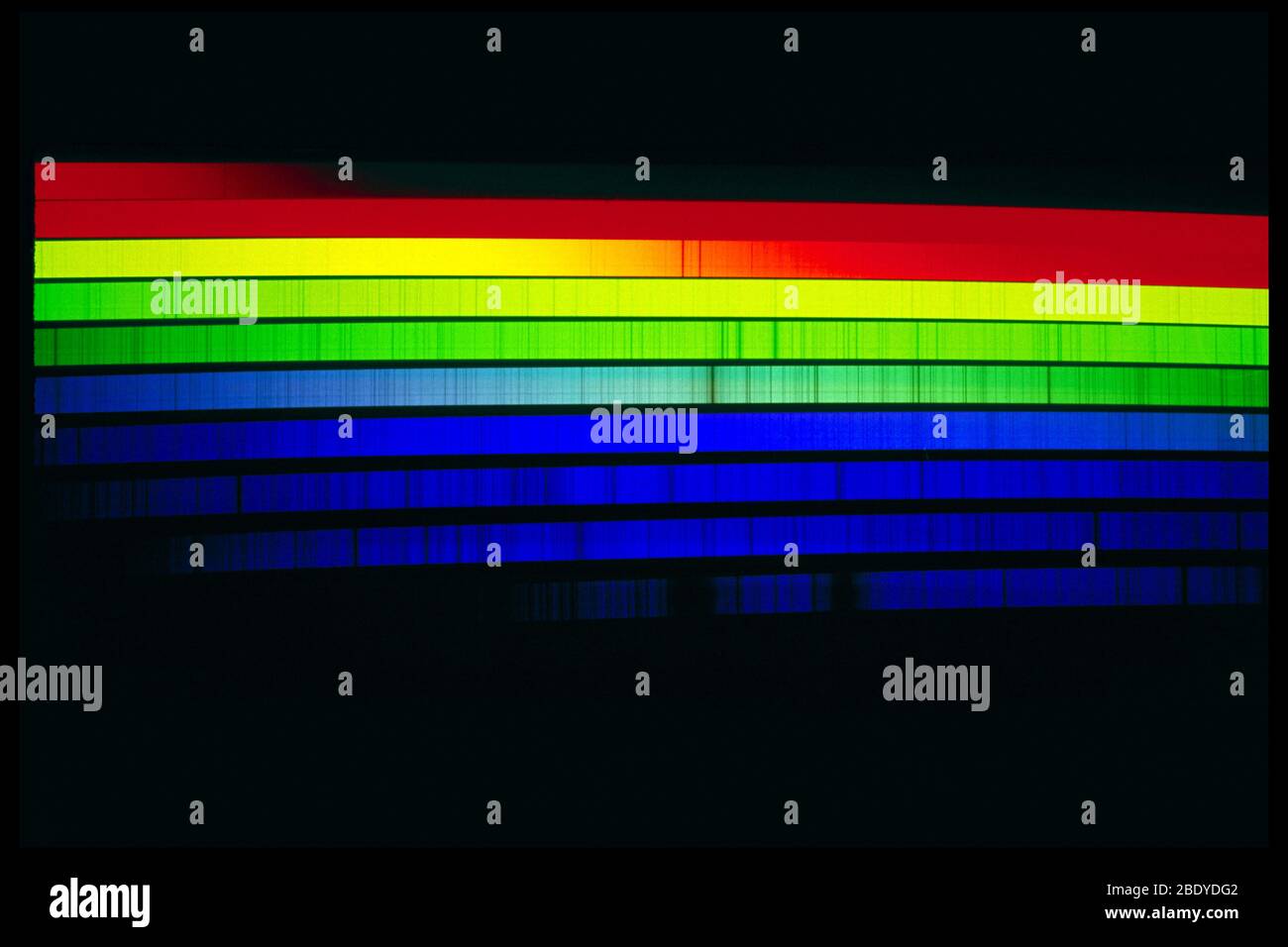 Solarspektrum Stockfoto