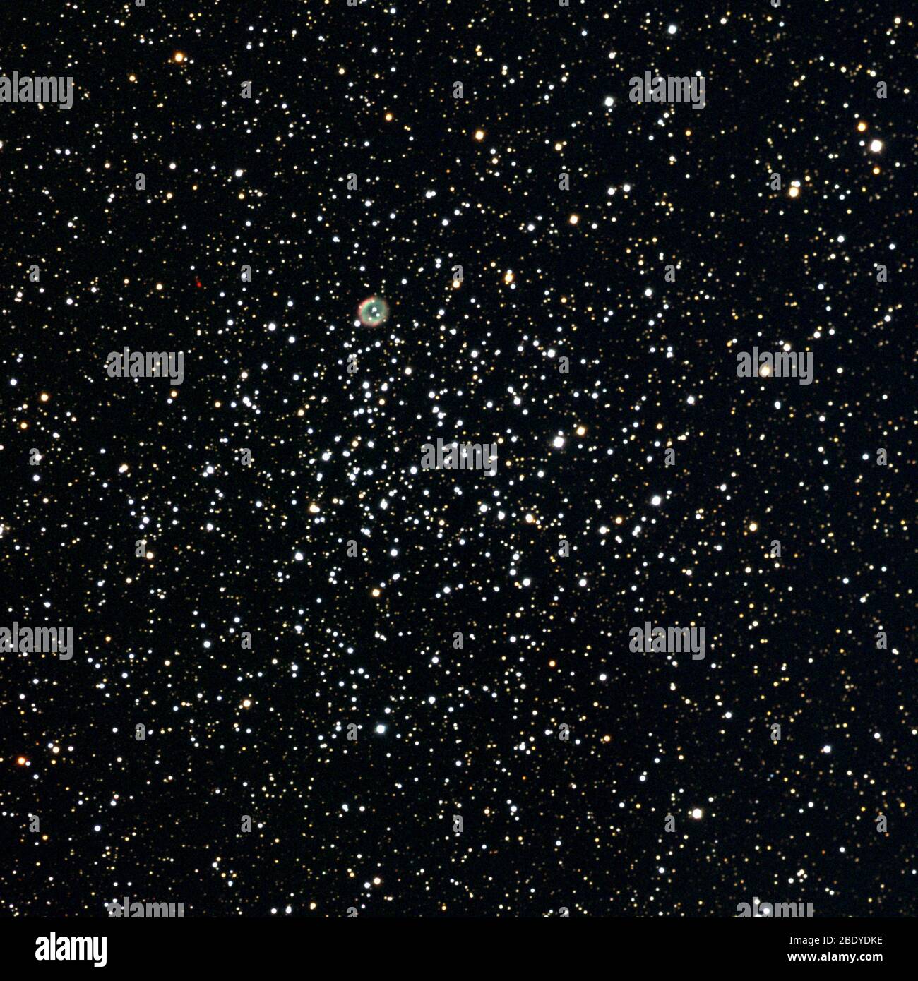 Offener Sternhaufen, M46, NGC 2437 Stockfoto