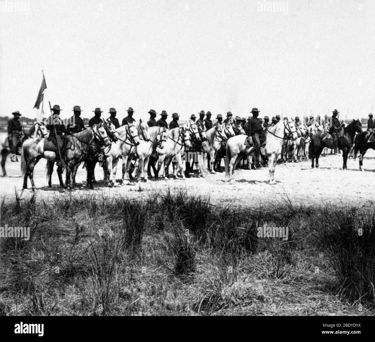 Spanisch-Amerikanischer Krieg, Buffalo Soldiers, 1898 Stockfoto