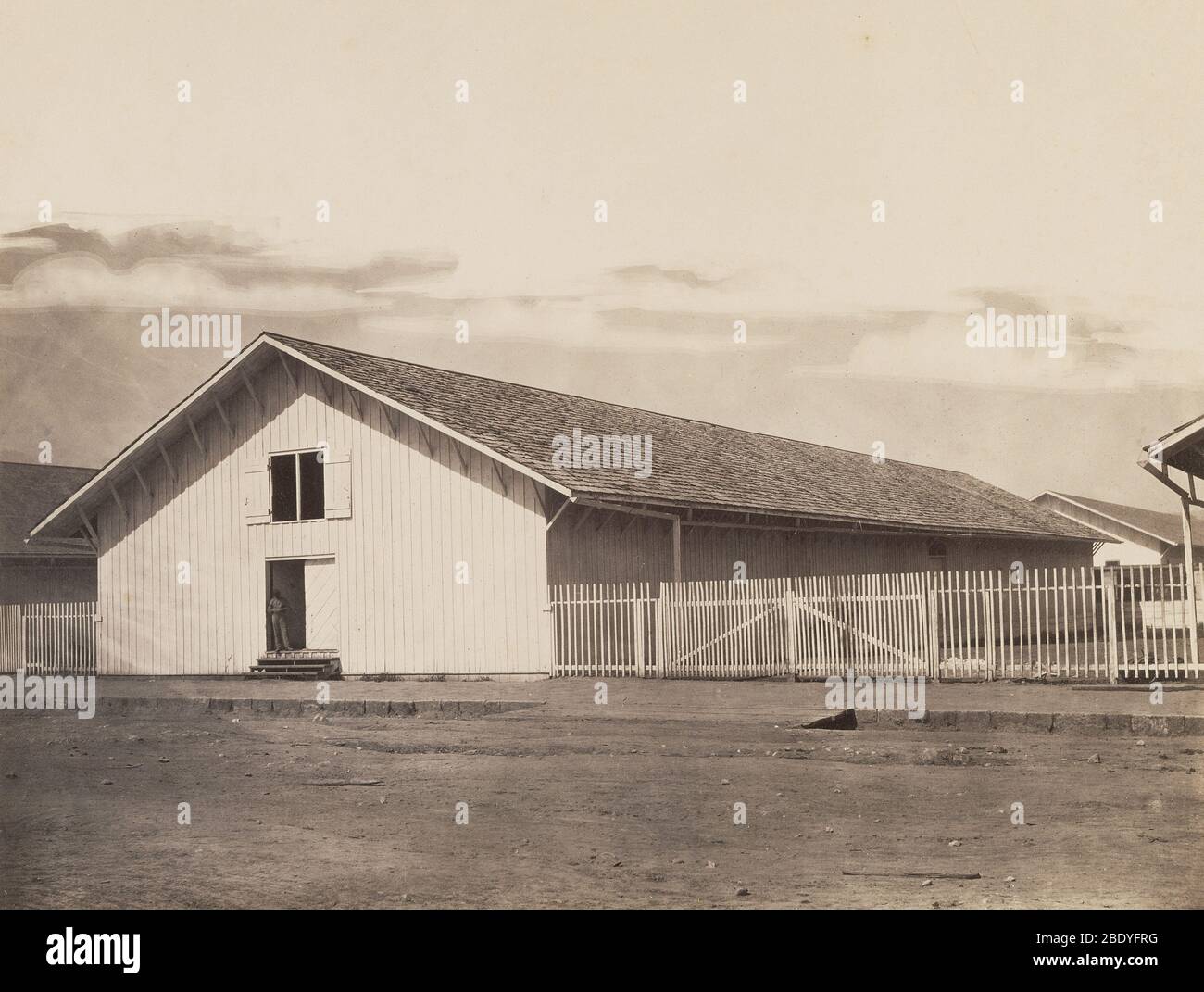 Versorgungslager, Bürgerkrieg, 1864 Stockfoto