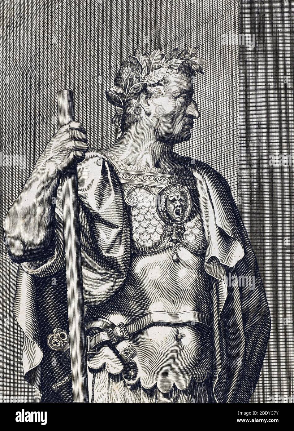 Galba, 6. Kaiser von Rom Stockfoto